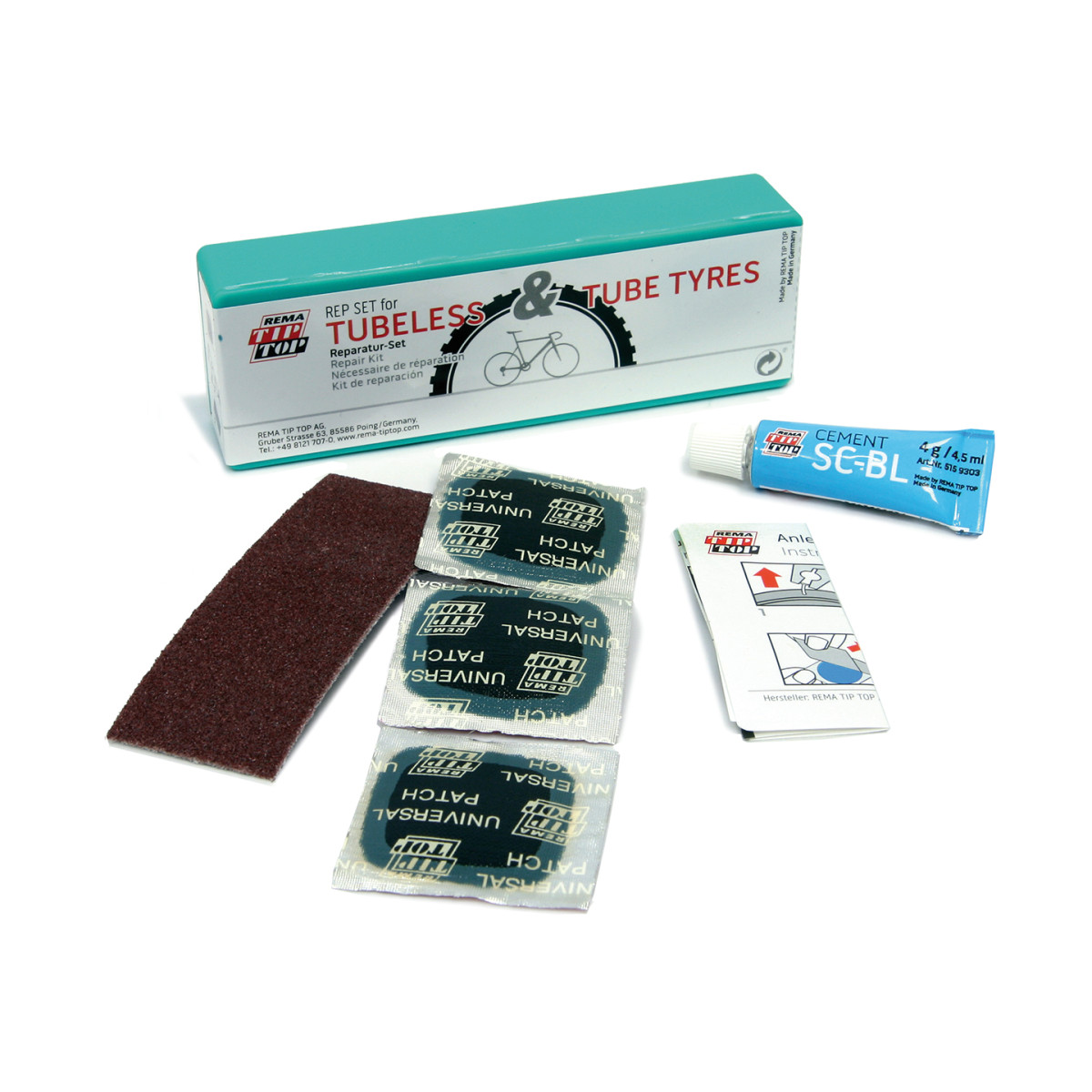 Rema Tip Top Tubeless Repair Kit Velonova 